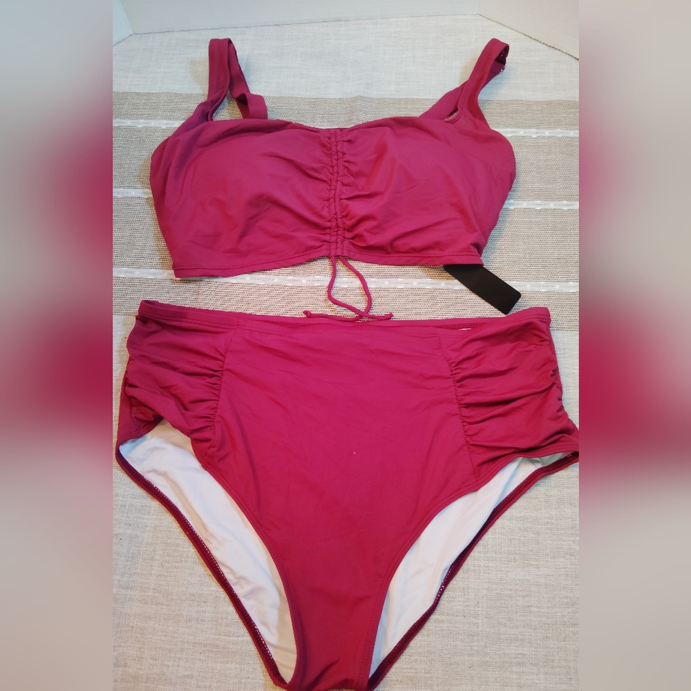 Maroon Bikini Set